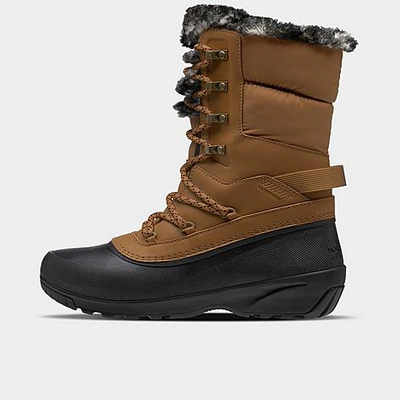 Shop The North Face Inc Women's Shellista Iv Luxe Waterproof Boots In Utility Brown/tnf Black