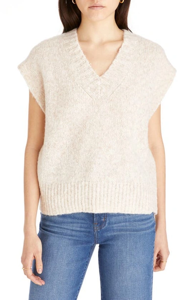 Madewell Sweater Vest In Heather Sand | ModeSens
