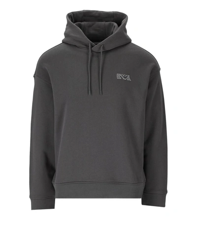 Ea7 best sale grey hoodie