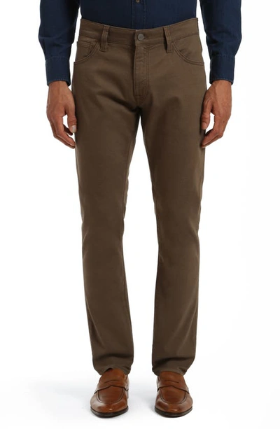 Shop 34 Heritage Charisma Cotton Blend Pants In Canteen Coolmax