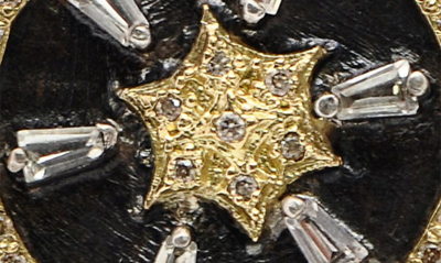 Shop Armenta Romero Crivelli Star Cuff Links In Black/gold