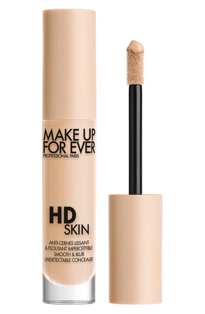Shop Make Up For Ever Hd Skin Smooth & Blur Medium Coverage Under Eye Concealer In 1.4 Y