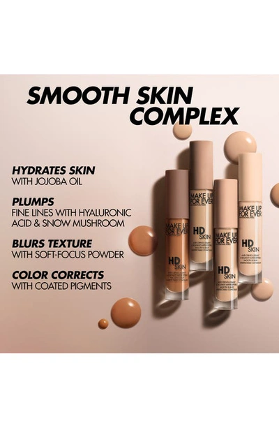 Shop Make Up For Ever Hd Skin Smooth & Blur Medium Coverage Under Eye Concealer In 3.4 N