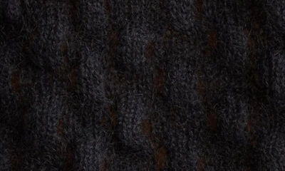 Shop Simone Rocha Bubble Knit Mohair & Wool Blend Cardigan In Black/ Black