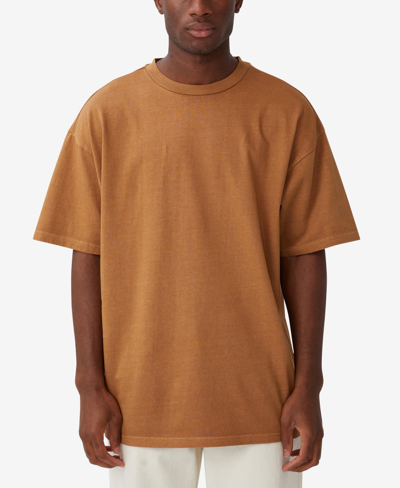 Shop Cotton On Men's Heavy Weight T-shirt In Ginger