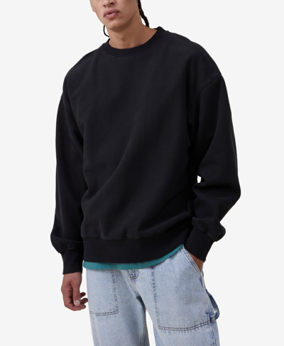 Shop Cotton On Men's Oversized Fleece Sweater In Faded Slate
