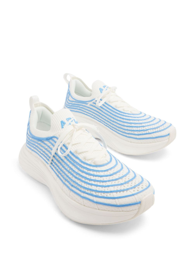 Shop Apl Athletic Propulsion Labs Techloom Zipline Lace-up Sneakers In Neutrals