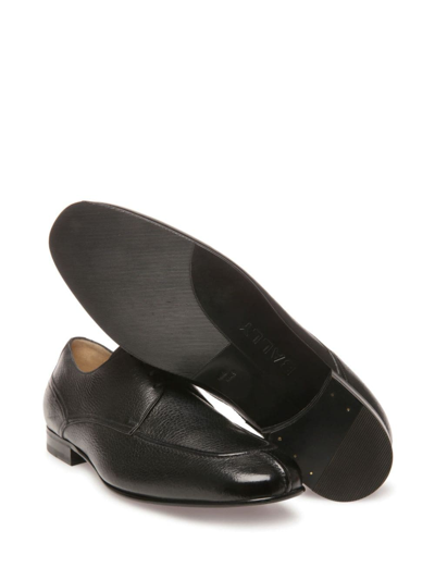 Bally Saele Grained-texture Derby Shoes In Black