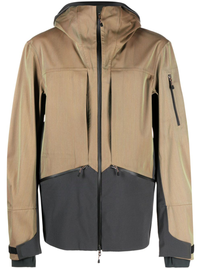 Shop Sease Rima Two-tone Shell Jacket In Green