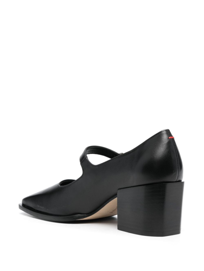 Shop Aeyde Anya 55mm Leather Pumps In Black