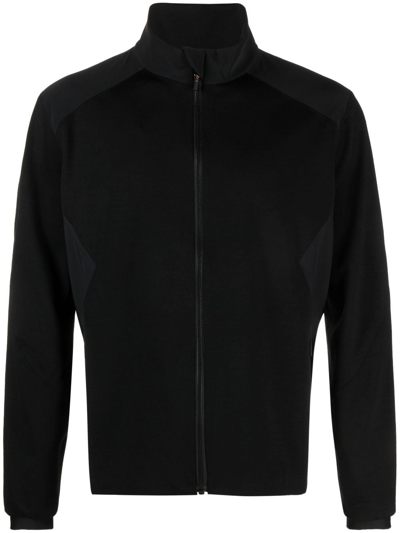 Shop Sease Maestrale Zip-up Sweatshirt In Black