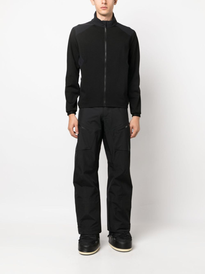 Shop Sease Maestrale Zip-up Sweatshirt In Black