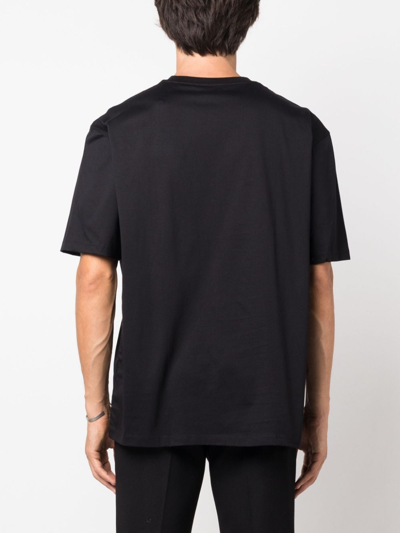 Shop Limitato Elvis-print Cotton T-shirt In Black