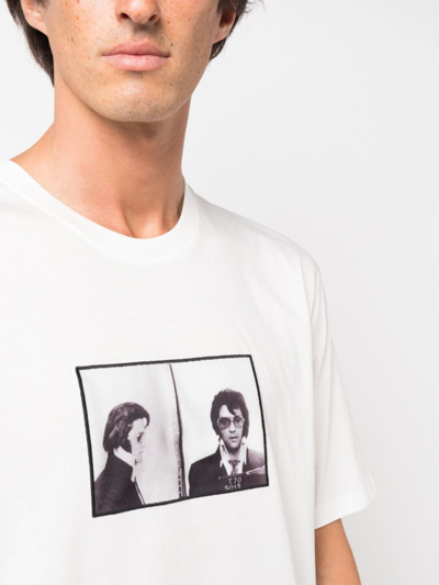 Shop Limitato Photograph-print Short-sleeve T-shirt In White