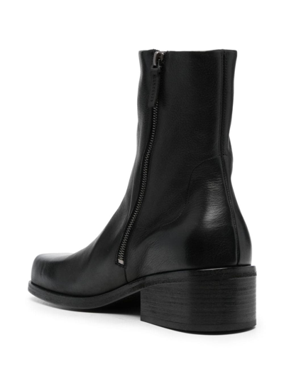 Shop Marsèll Cassello 70mm Leather Boots In Black