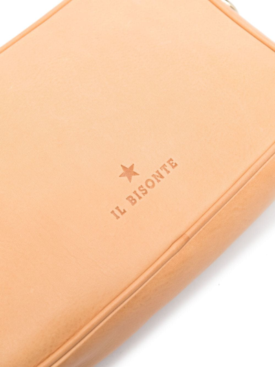 Il Bisonte Oliveta Vacchetta Leather Camera Crossbody Bag In Neutrals