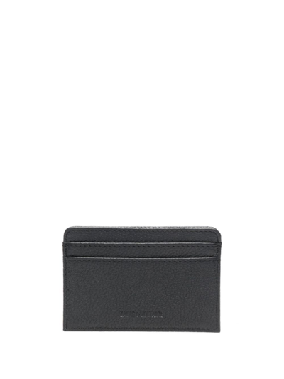 Shop Zadig & Voltaire Zv Pass Logo-plaque Leather Cardholder In Black
