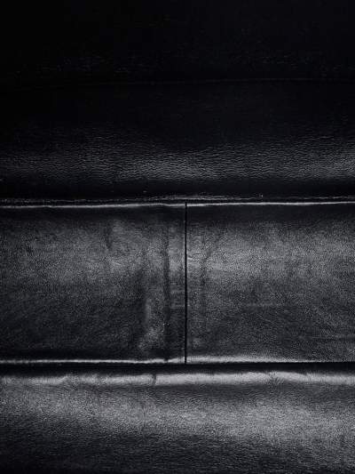 Pristine Chanel 1996 Vintage Black Shopper Tote Bag Chunky Chain
