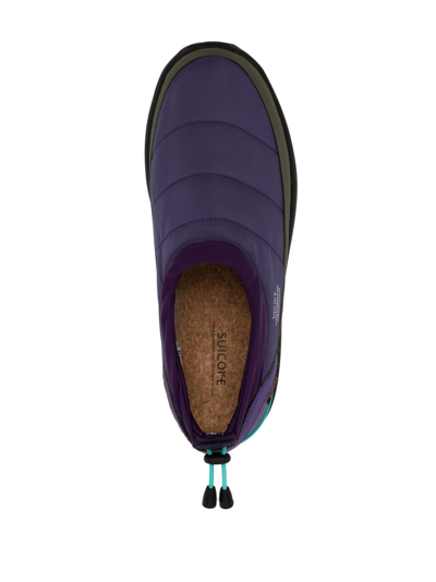 Suicoke X Ovo Pepper Evab Boots In Purple