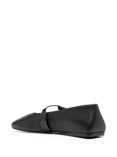 Shop Jacquemus Les Ballerines Mary-jane Flats In Black