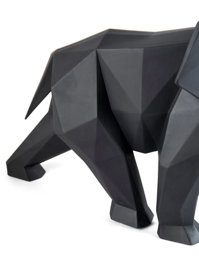 Lladrò Elephant Sculpture In Black