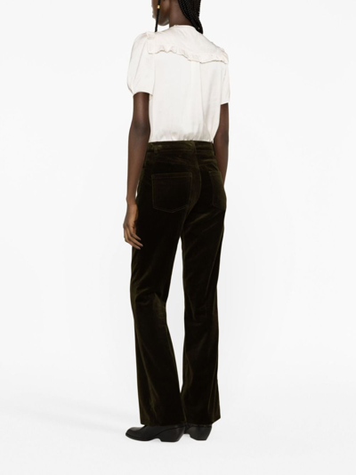 Zadig & Voltaire Puff-sleeve Satin Top In Neutrals