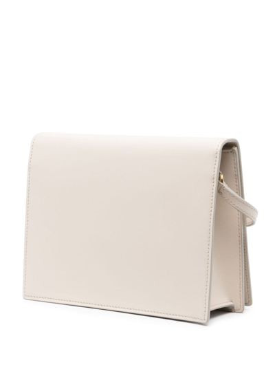 Dolce & Gabbana Dg Logo Leather Crossbody Bag In Neutrals
