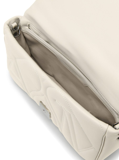 Shop Alexander Mcqueen Small The Seal Shoulder Bag In White