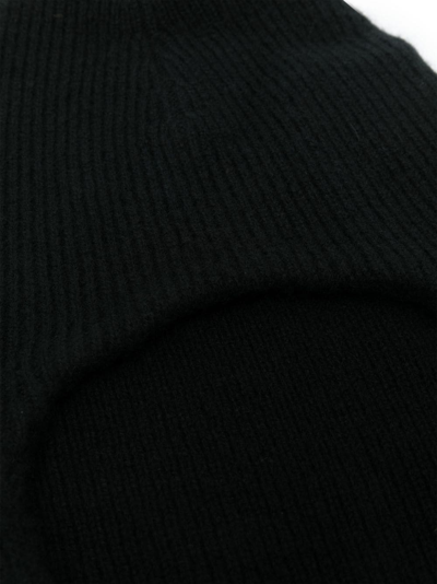 Shop Arch4 Ribbed-knit Cashmere Balaclava In Black