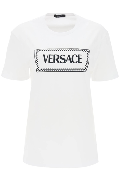 Versace Logo T-shirt In White