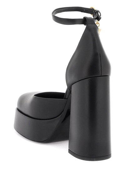 Shop Versace 'medusa Aevitas' Pumps In Black
