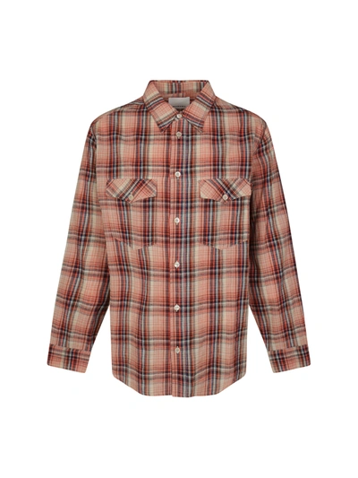 Shop Isabel Marant Cotton And Linen Shirt With Madras Motif