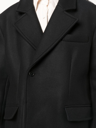Shop Loulou Studio Vido Single-breasted Coat In Black