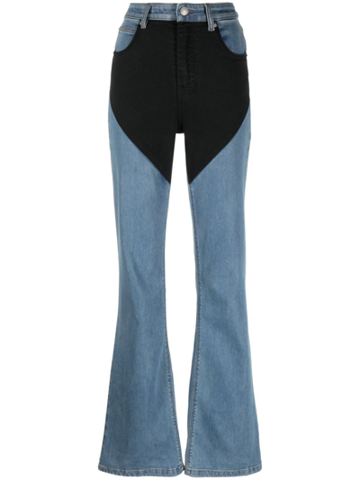 Shop Zadig & Voltaire Emila Bootcut Jeans In Blue