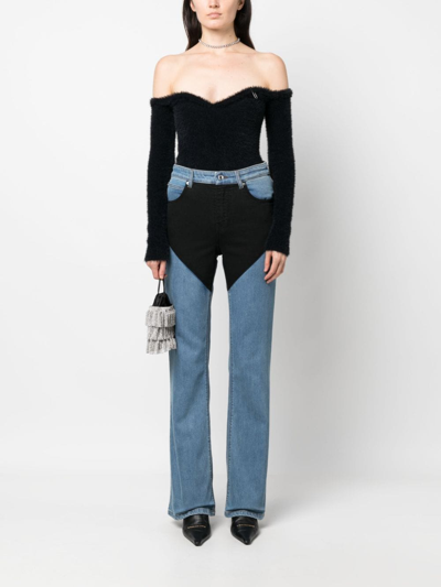 Zadig & Voltaire Emila Bootcut Jeans In Blue
