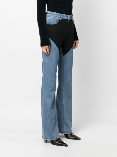 Shop Zadig & Voltaire Emila Bootcut Jeans In Blue