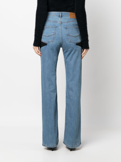 Shop Zadig & Voltaire Emila Bootcut Jeans In Blue