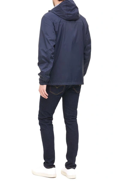 Tommy Hilfiger Tommy Rain Slicker Jacket In Navy