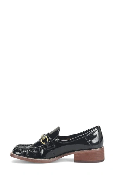 Korks Florence Bit Loafer In Black Patent