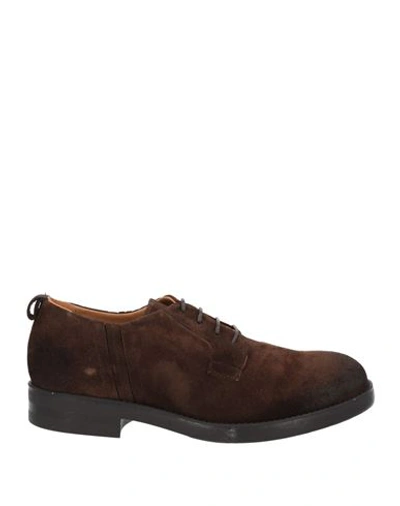 Shop Boemos Man Lace-up Shoes Brown Size 8 Soft Leather
