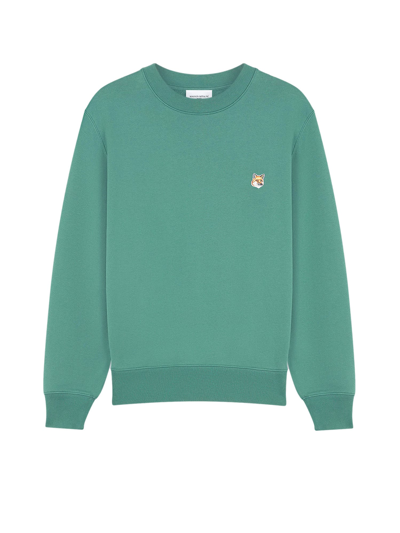 Shop Maison Kitsuné Sweatshirt In Green