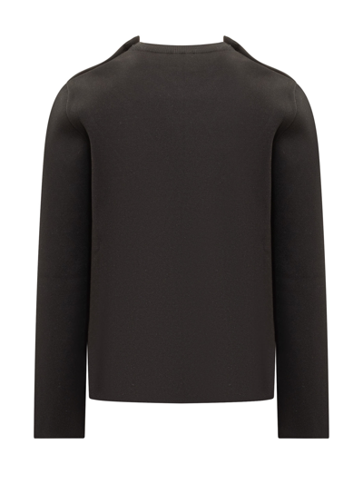 Shop Courrèges Crewneck Sweater In Black