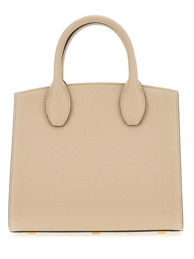 Shop Ferragamo Bag The Studio Box In Beige