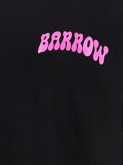 Shop Barrow Printed Hoodie In Black