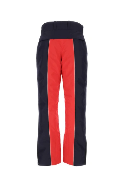 Shop Gucci Man Two-tone Polyester Ski Pant In Multicolor