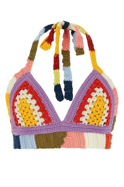 Shop Marni Woman Multicolor Crochet Top