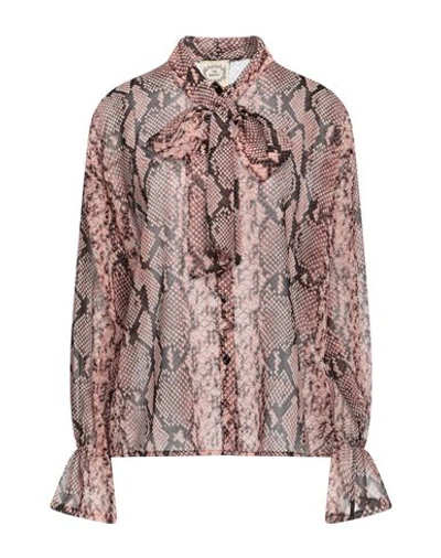 Pink Memories Woman Shirt Light Pink Size 8 Polyester In Pink