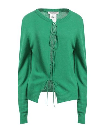 Shop Philosophy Di Lorenzo Serafini Woman Cardigan Green Size 8 Virgin Wool, Cashmere
