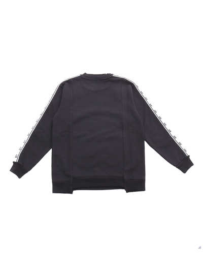 Shop Dolce & Gabbana Asymmetric Sweatshirt In Black