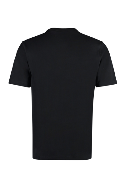 Shop Dickies Aitkin Logo Cotton T-shirt In Black